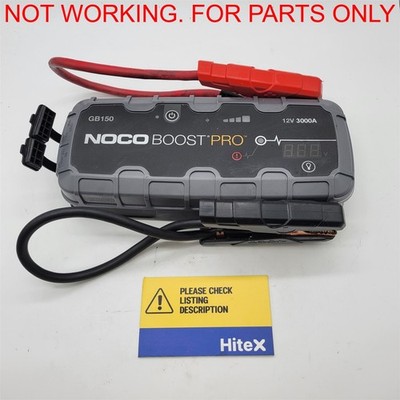 NOCO Boost GB150: 3000A UltraSafe Jump Starter   12V Micro USB -NOT WORKING-