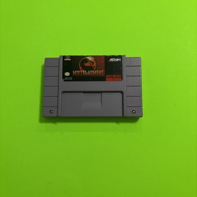 Mortal Kombat (Super Nintendo Entertainment System, 1991) Authentic SNES