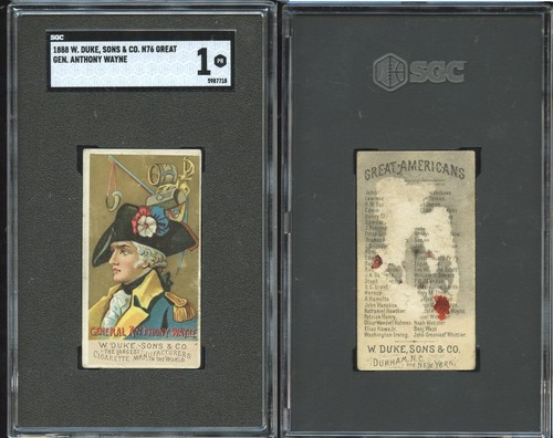 1888 N76 Duke #46 Gen. Anthony Wayne — SGC 1