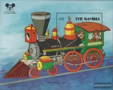 Gambia Block41 (kompl.Ausg.) postfrisch 1987 60 Jahre Micky Maus