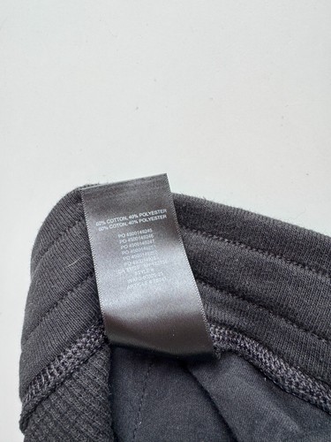 Pantalones deportivos Aritzia TNA de algodón negro tejido gofre, talla M - Imagen 8 de 12