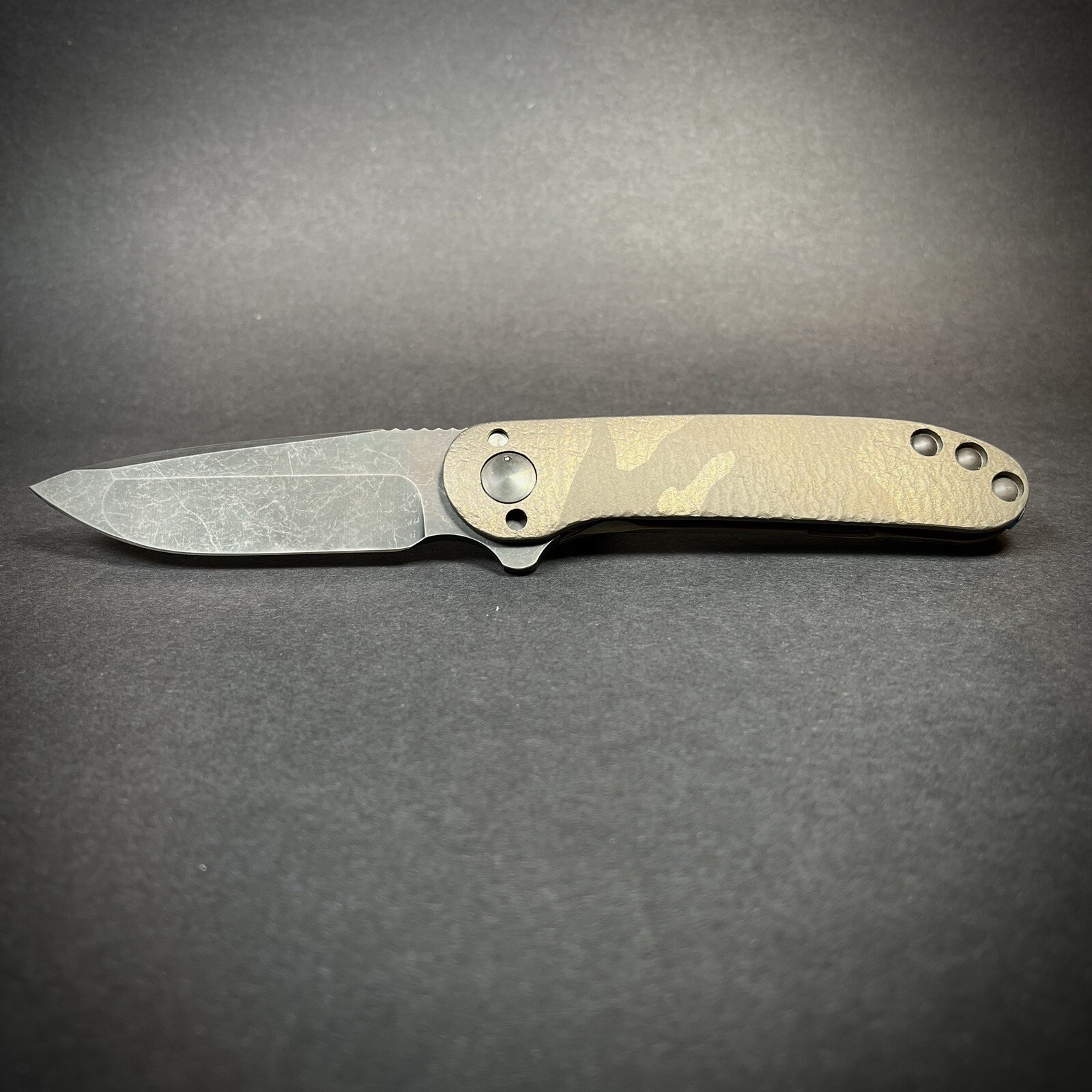 Direware Tailwhip Classic S110V Textured Camo Titanium Backspacer *NEW* eBay