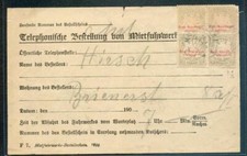 BAYERN NACHPORTO FUHRWERKBESTELLUNG(D2105a