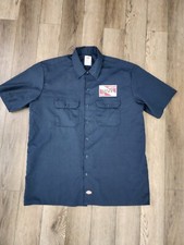 Dickies Short Sleeve Work Shirt Men's Size XL Original Fit Black NWT Embroidered