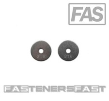 (25) 10 ID x 1" OD 316 Stainless Steel Fender Washer Large OD Flat Washers SS