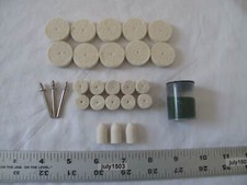Polish Kit for Dremel Tool -- 23 Felt Accessories, 3 Mandrels, 1 Tub Polish DE 