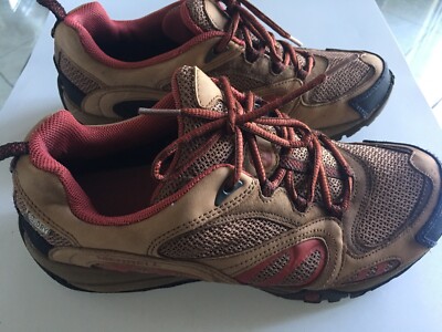 Merrell Azura Waterproof Hiking Shoes Dark Earth Red Women's