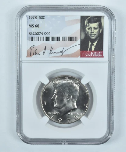 1978 Kennedy Half Dollar MS68 NGC Special Label