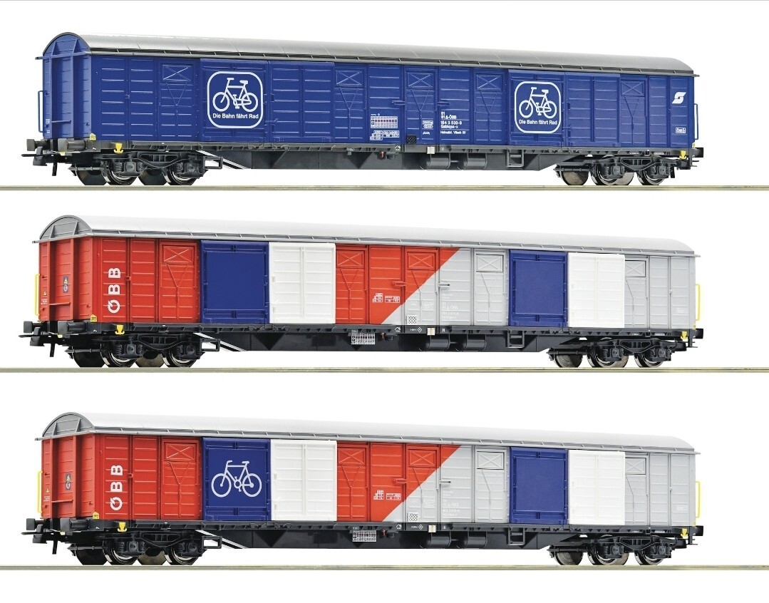 Roco OBB Bicycle Carrier Set 77022 HO Scale DC | eBay