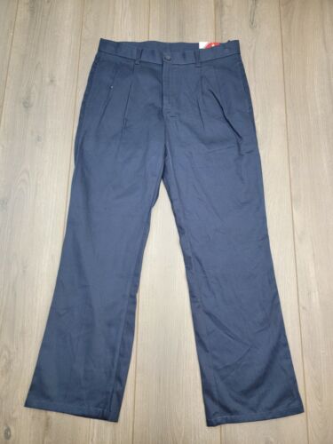 IZOD Pants Youth Size 18 Pleated Wrinkle Free Pants Blue Husky School Wear - Picture 1 of 6