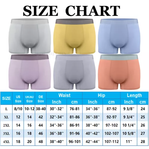 6 Pack Mens Underwear Boxer Briefs, Moisture-Wicking Breathable, Soft, Multipack - Picture 2 of 17
