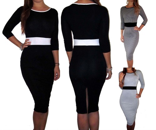Work Smart Midi Dress Formal Size UK 