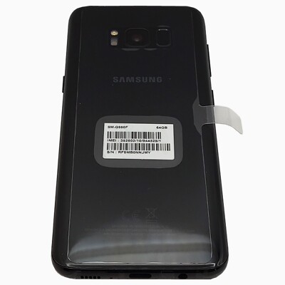 Samsung Galaxy S8 4G Single Sim 64GB Midnight Black SM-G950F