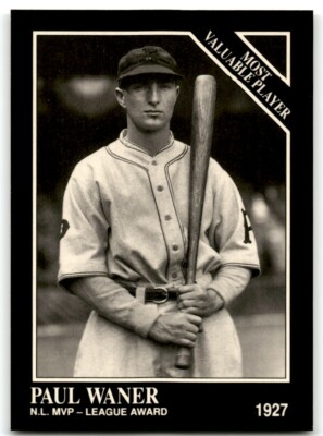 1991 CONLON COLLECTION TSN PAUL WANER PITTSBURGH PIRATES #315