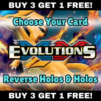Pokemon - XY Evolutions - Reverse Holos & Holos - Karte aussuchen