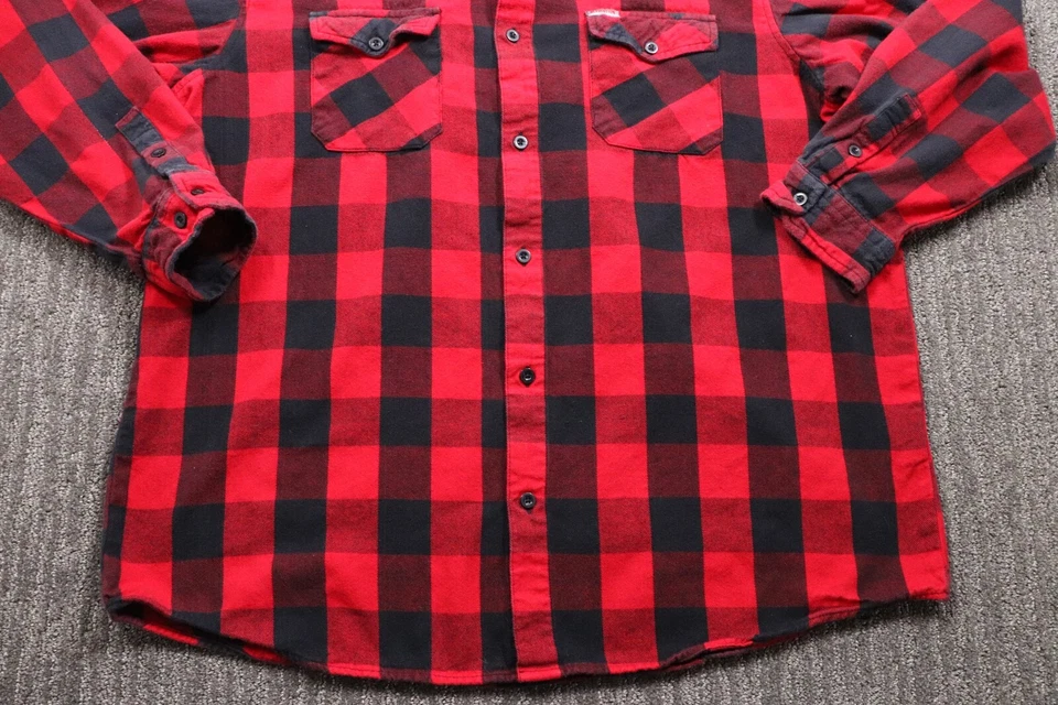 Revolution Gear By UNIK Men's 3XL Flannel Shirt Plaid Lumberjack Button-down - Image 2 of 4