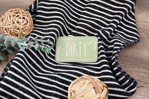 Double-Sided Dishwasher Magnet Clean Dirty Sign, Clean and Dirty Magnet for Dish - Picture 3 of 12