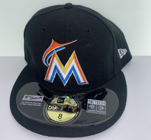 New Era Miami Marlins 59FIFTY Authentic On-Field Fitted Baseball Cap - Black