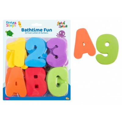 Erste Schritte Lernen Buchstaben & Zahlen Set 36 Teile Kinder Kinder Lernspaß