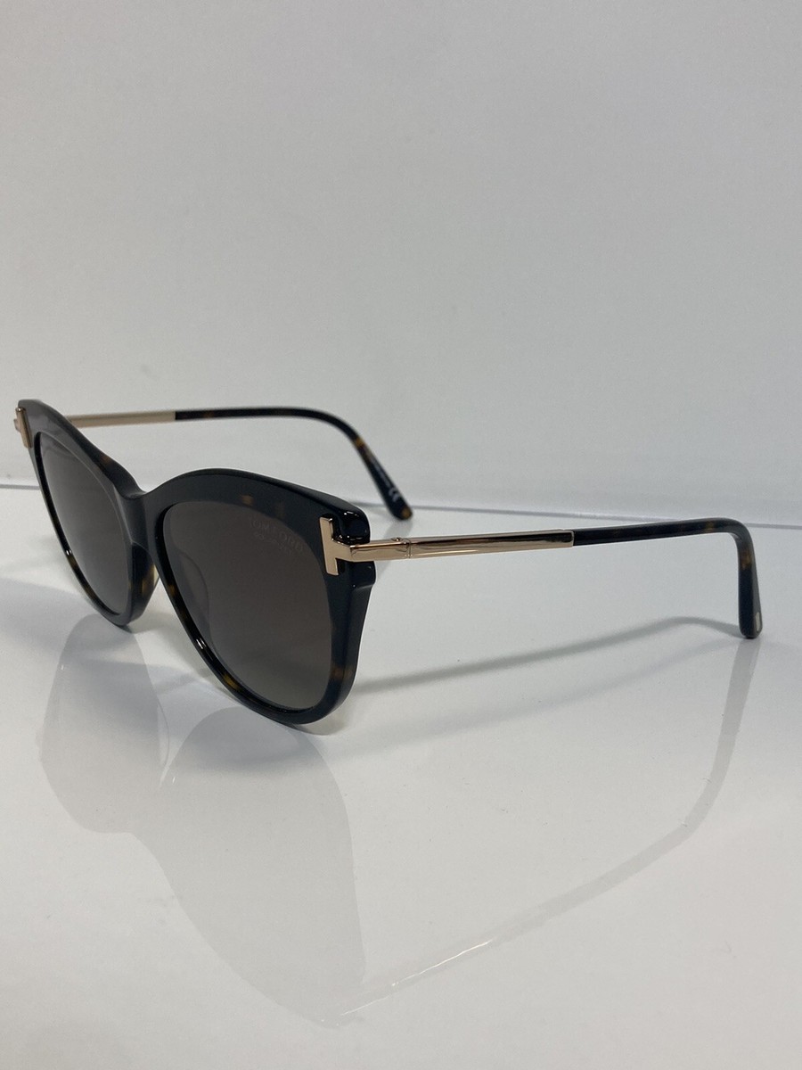 New Tom Ford Kira TF821 52h Havana Polarized Cateye Acetate  display picture 1