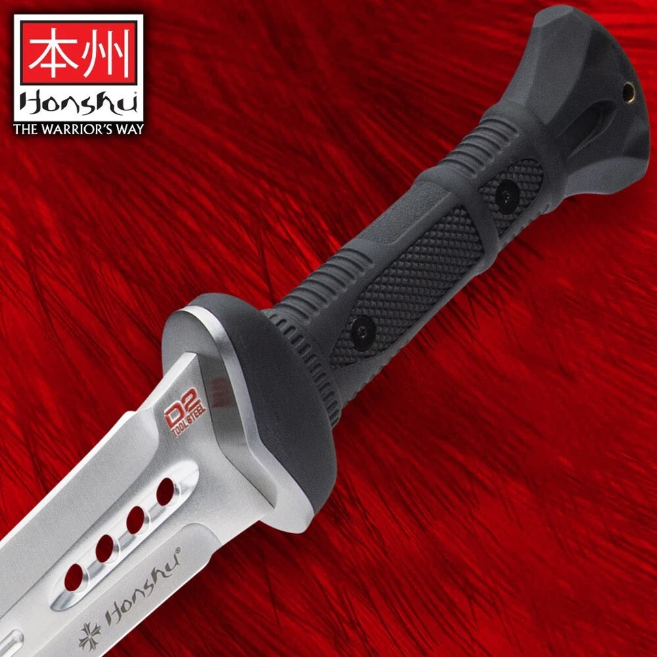 HONSHU D2 Gladiator Sword and Leather Belt Sheath | 18 1/4” Blade | 25” Overall - Image 4 of 4