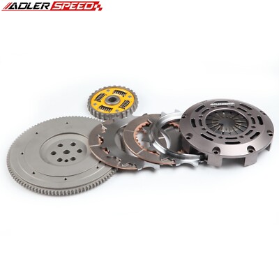 Race / Street Clutch Twin Disc Kit For ECLIPSE TALON TSI LASER RS 4G63 AWD 6BOLT