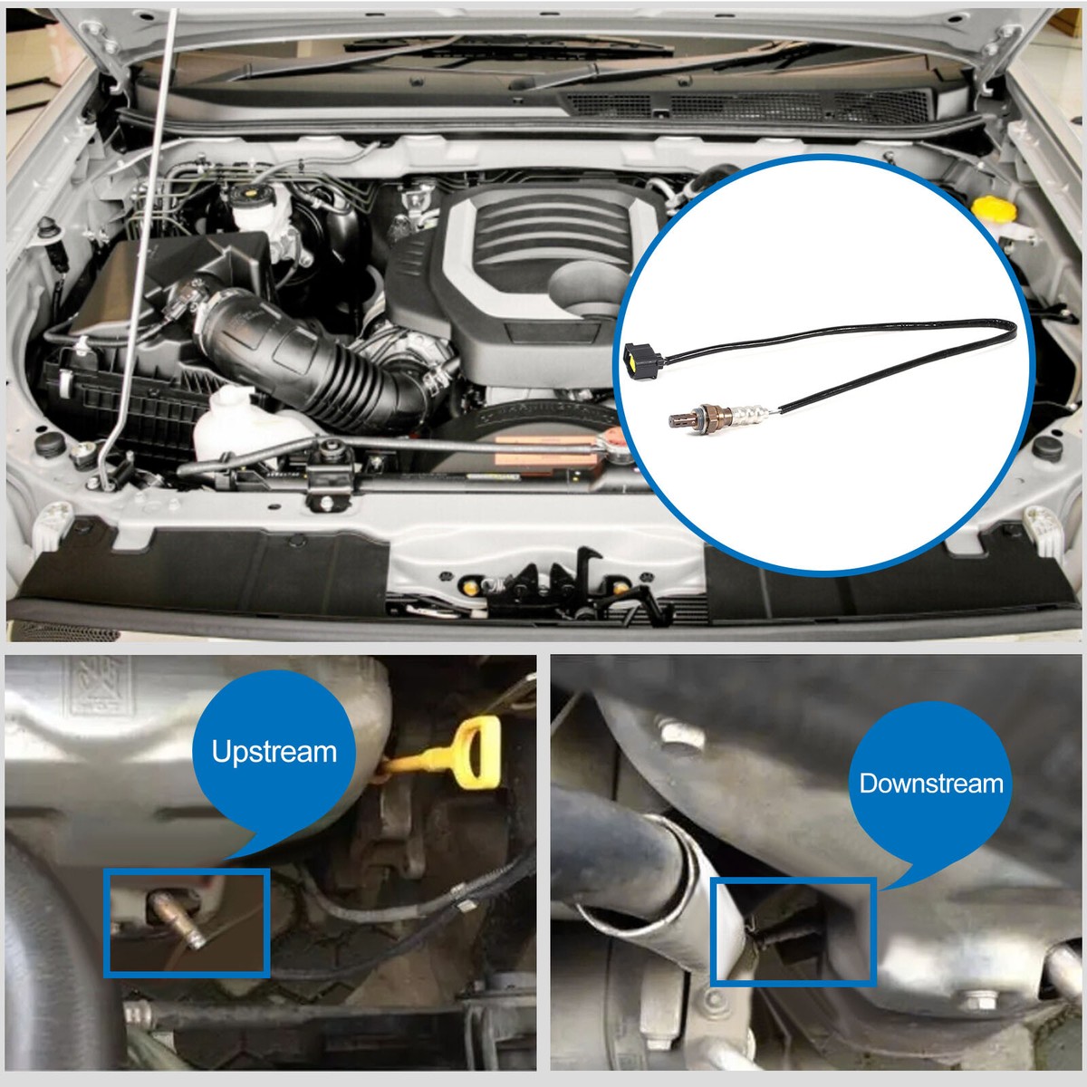 Sensore Ossigeno O2 BDFHYK Upstream/downstream Per Chrysler, Dodge, Jeep