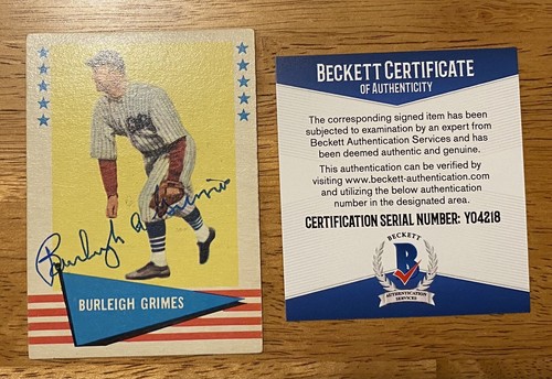 1961 Burleigh Grimes #37