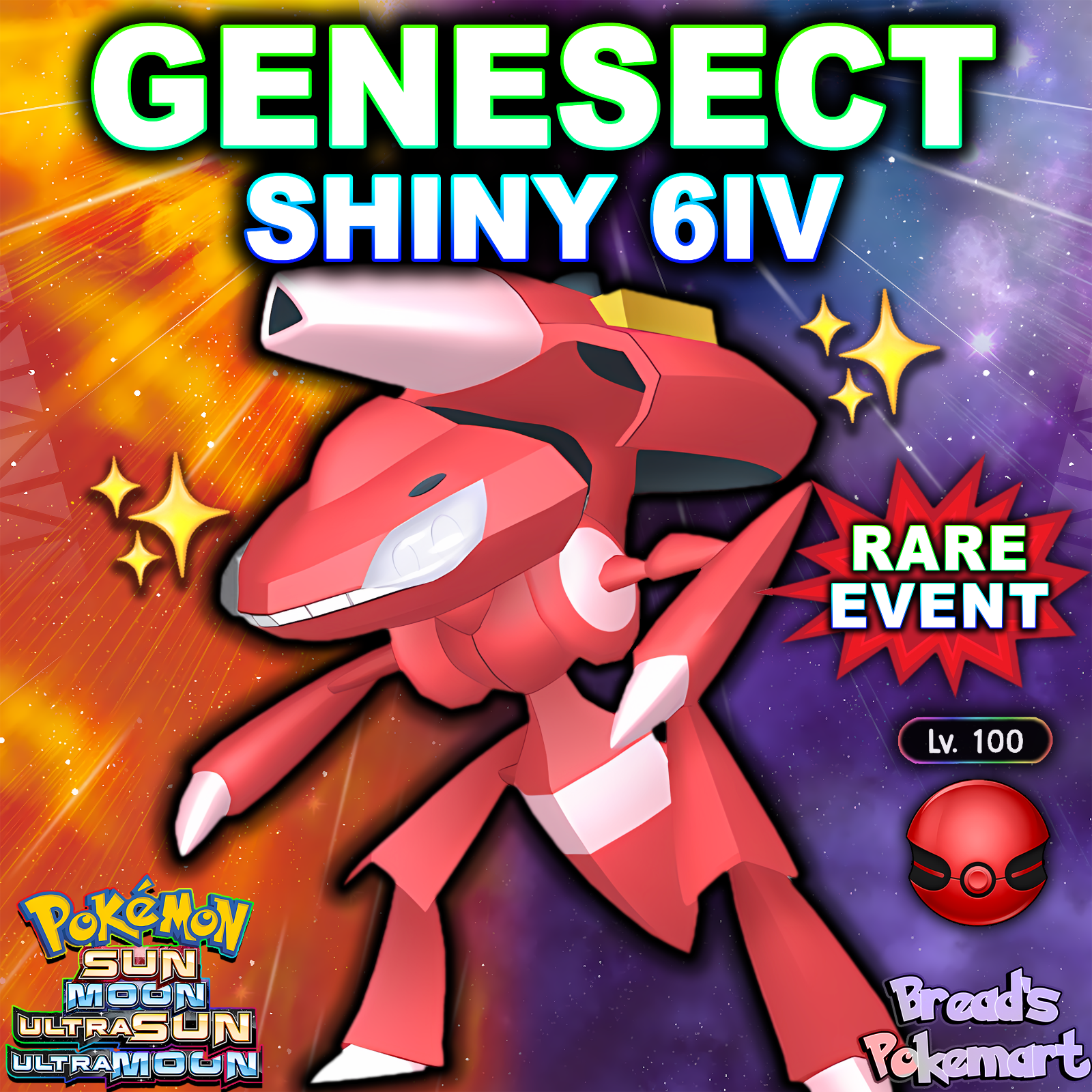 Getting LUCKY with Shiny Genesect! Catching RARE Mythical Shiny