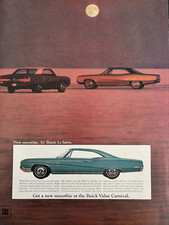 1967 Buick Le Sabre Automobile Value Carnival 220 Hp V-8 Vintage Print Ad 1967 Buick Le Sabre Automobile Value Carnival 220 Hp V-8 Vintage Print Ad