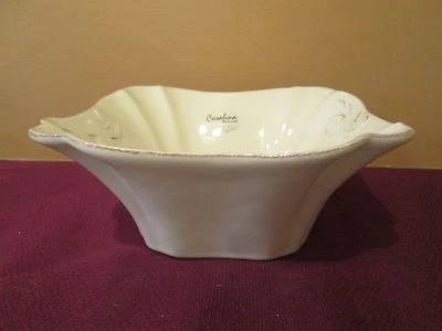 CASAFINA ARABESQUE CREAM SOUP / CEREAL BOWL - 7" x 3" 0911C