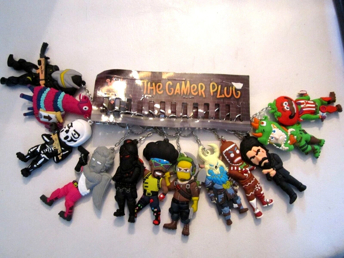 Lot of 12 Fortnite Keychains Double Sided 3D 3.75 Inches