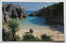 Bermuda Edgehill Paget Parish Beach Hamilton Radio Advertising Postcard Davidson