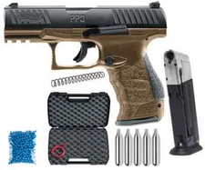 Umarex T4E Walther PPQ M2 .43 Cal Paintball Pistol w/CO2 & Mag & Blue Paintballs