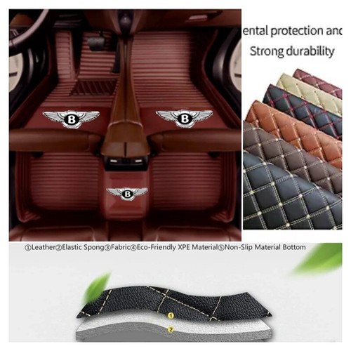 For Bentley Flying Spur Car Floor Mats Anti-Slip Waterproof Auto Carpet Boots - Picture 11 of 21