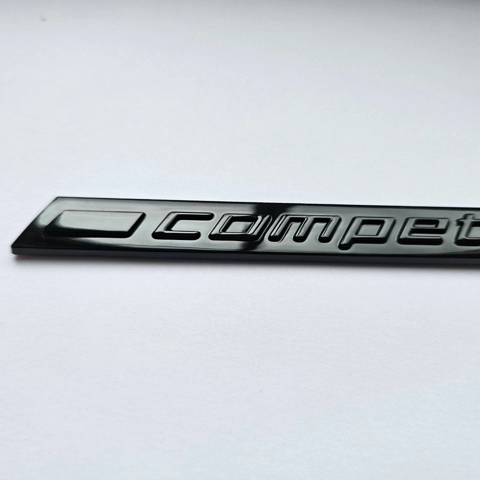 PAQUETE DE COMPETICIÓN BMW ""BLACK OUT"" 13cm BOTA TRASERA INSIGNIA M3 M4 M5 M6 Foto 3 de 3