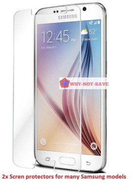 2 X Tempered Glass screen film Protector for All Samsung galaxy s3 s4 s5 mini s6