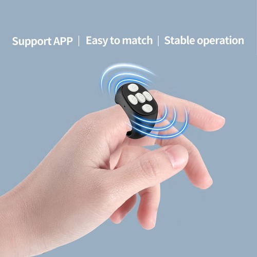Remote Control Page Turner For TIK Tok Scrolling Ring Cell Phone - Photo 9 sur 22