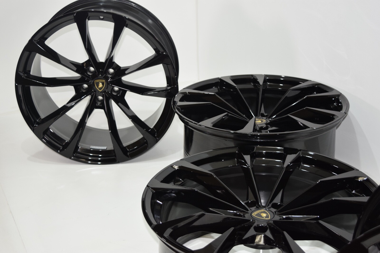23" LAMBORGHINI URUS Factory OEM AUTHENTIC BLACK WHEELS RIMS rims 23 inch