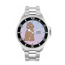 Toff London TLWL-6066 Mens Beige Labradoodle Dog Watch