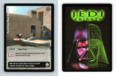 Pick Up Some Power Converters #37C Jedi Knights Premiere 2001 Common TCG Card