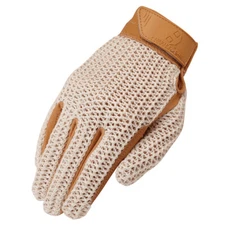 Heritage Gloves Crochet Riding Glove
