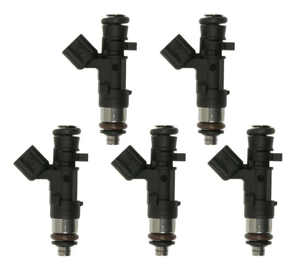 NEW 5pcs Fuel Injector For Volvo C30 2008-13 C70 2006-13 S40 V50 2.5L L5 2005-11 Foto 2 de 4