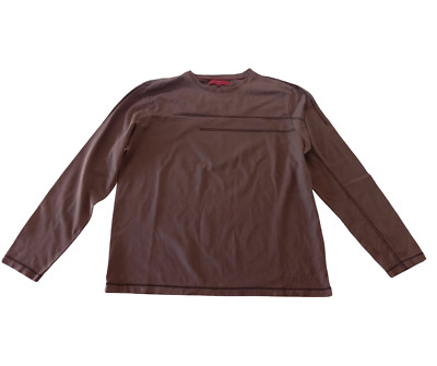 John Richmond Jumper Men's XL Brown Very Good Condition 100% Cotton