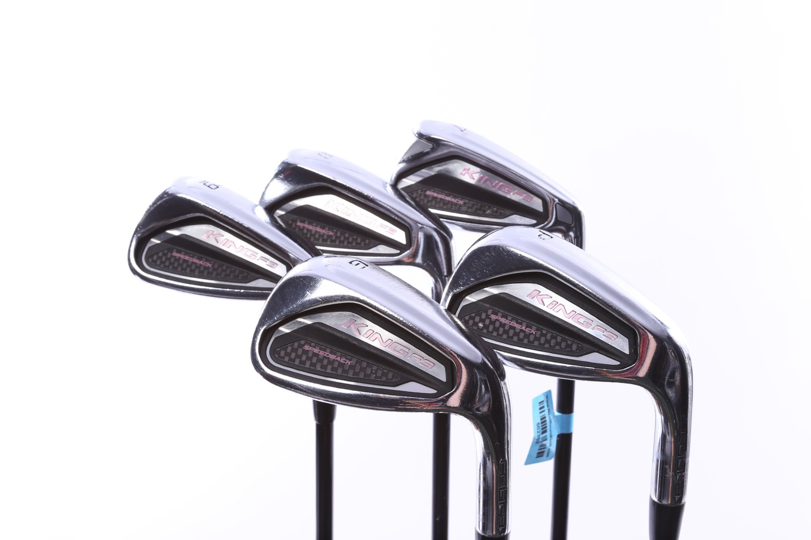 Cobra King F9 SpeedBack Iron Set 7-PW,GW -0.75 in Stiff Flex