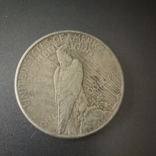 1923 Peace Dollar $1 Silver Coin Circulated Business Strike Uncertified