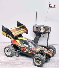 Tyco Twin Turbo Aero Hopper R/C Car Buggy W/ Remote 1988 Vintage Works Rare