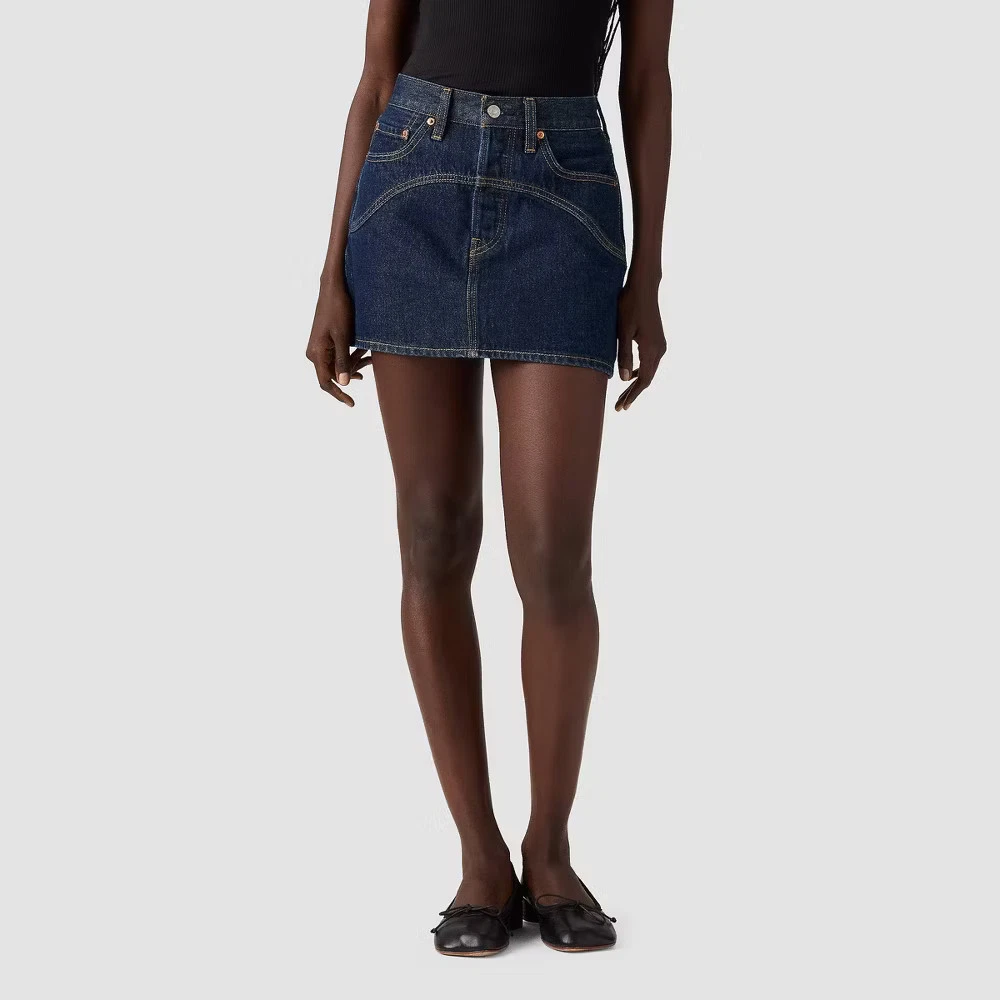 Levi Women Icon Western Yoke Mini Skirt
