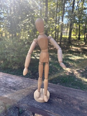 IKEA Gestalta Wooden Drawing Artist Mannequin Figure Poseable Doll Crafts 13''