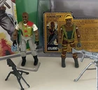 1986 GI Joe V2 & TIGER FORCE ROADBLOCK W/ File Cards Mint Condition Hasbro